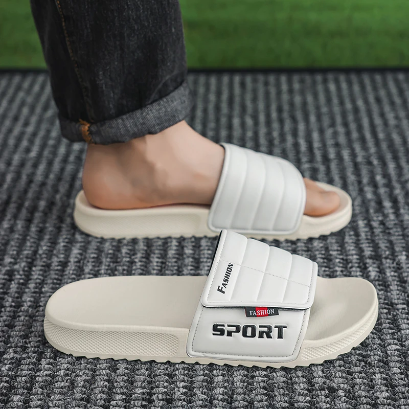 

Men's Slippers Outdoor Sandals Beach Comfortable Slides Indoor Men Casual Shoes Garden Shoes Male Home Slippers Big Size