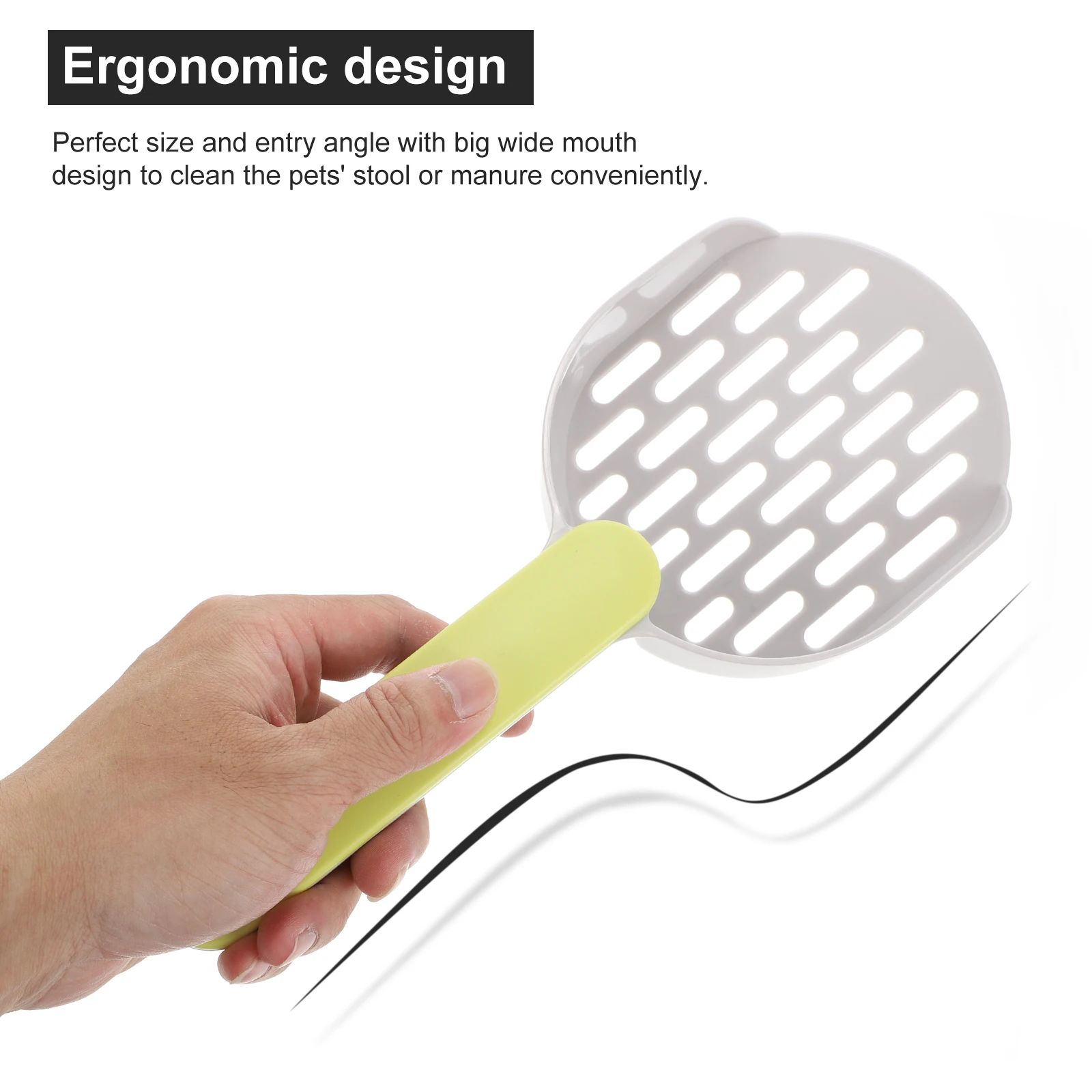 

Cat Litter Shovel Sand Cats Self-cleaning for Scoop Scoops Pet Scooper with Holder Cats' Sandbox Toilet