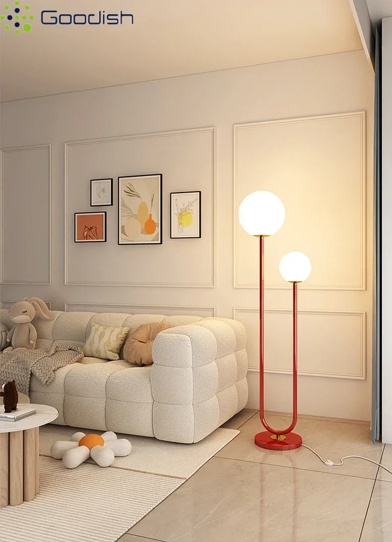 Moderne Luxus Nordic Stil Stilvolle U-förmige LED Stehleuchte Kunst Kreative Innen Lichter für Wohnzimmer Dekoration Kronleuchter