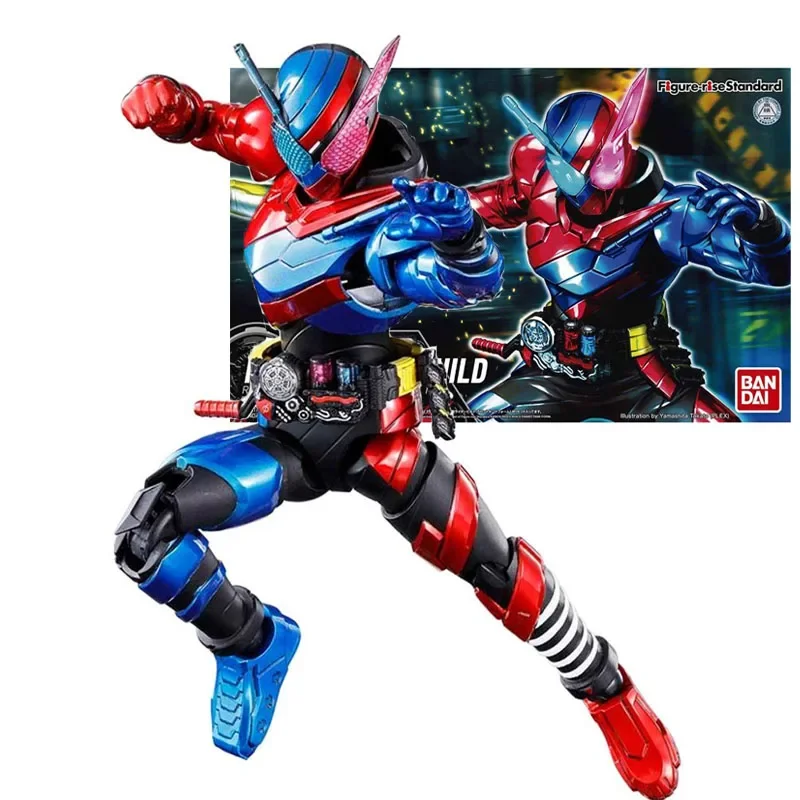 

Bandai Original Figure-rise Standard Masked Rider Build Anime Action Figure Assembly Model Toys Ornaments Gifts for Children Boy