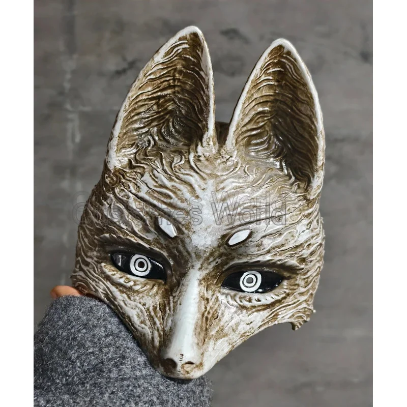 

5;e,8\v,5/Game Silent Hill F Hinako Shimizu Fox Mask Cosplay Prop Kotoyuki Tsuneki Cosplayr;5'b\7,k/