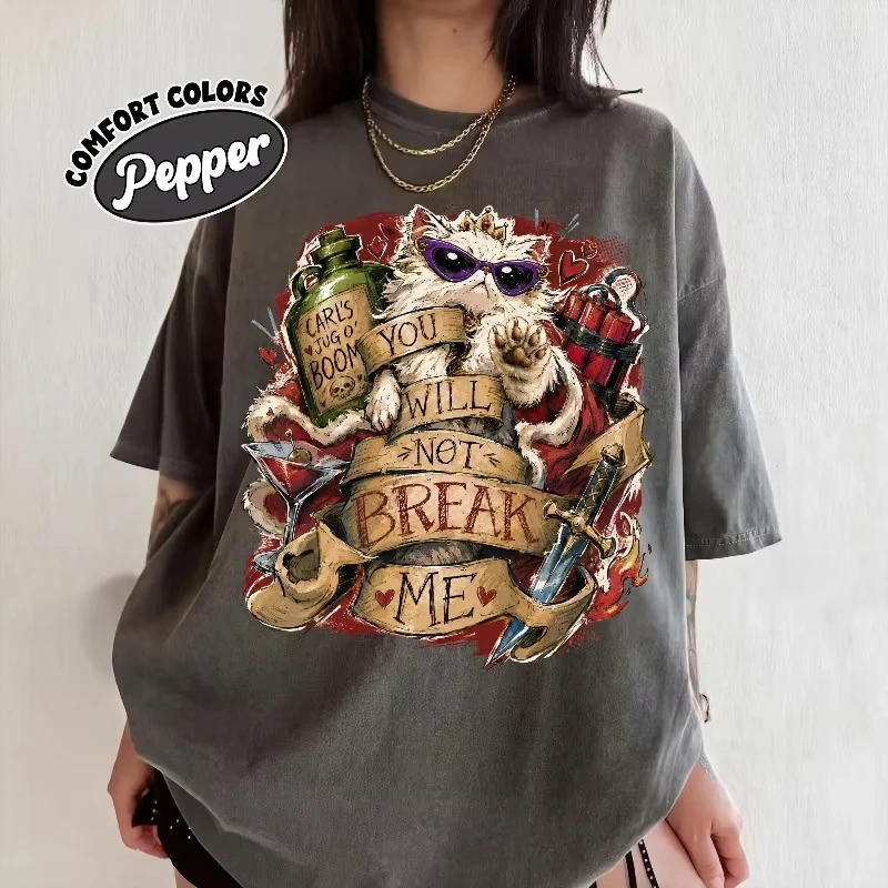 You Will Not Break Me Shirt, Princess Donut Tee, Dungeon Crawler Carl LitRPG Fantasy Book Lover Gift