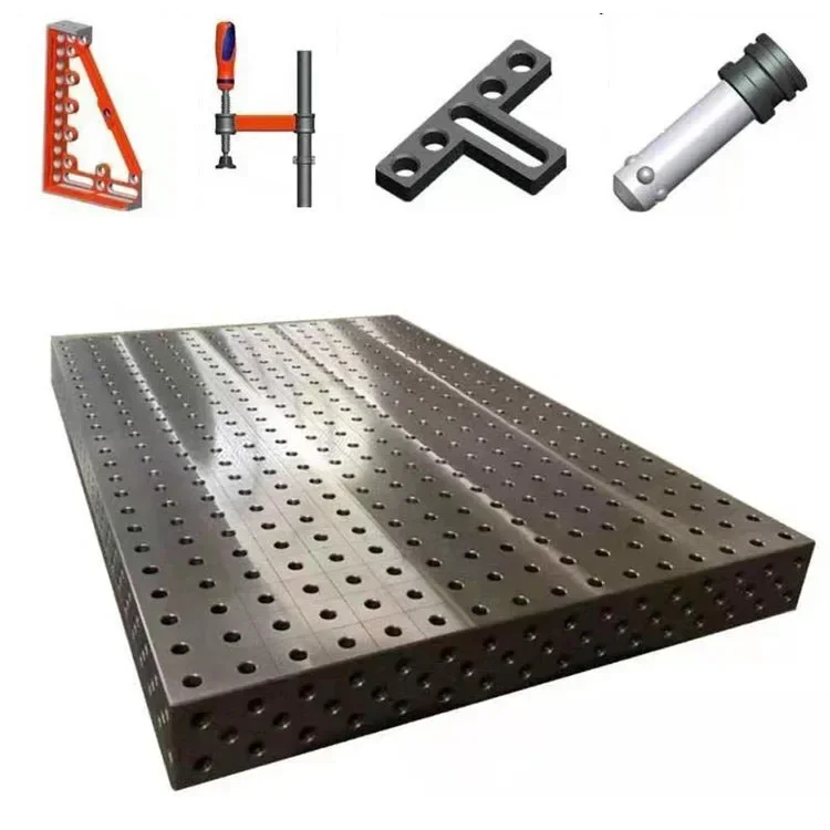 Set of Accessories for 3D Welding Table Positioning Angles Ruler Jig Clamps Fixture Stops D28 Kit with Discount 3D Welding Table