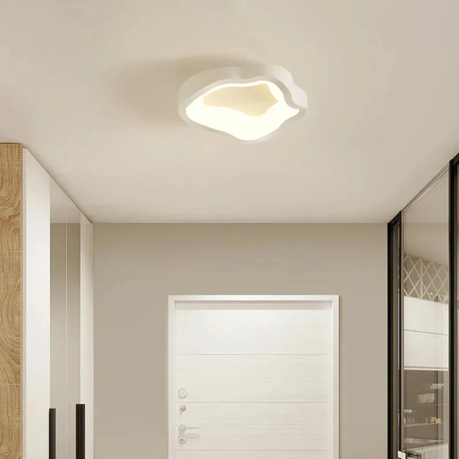 Nieuwe Noordse Plafondlamp Woonkamer Eetkamer Slaapkamer Gangpad Garderobe Balkon Plafond Kroonluchter Indoor Decor Verlichtingsarmaturen