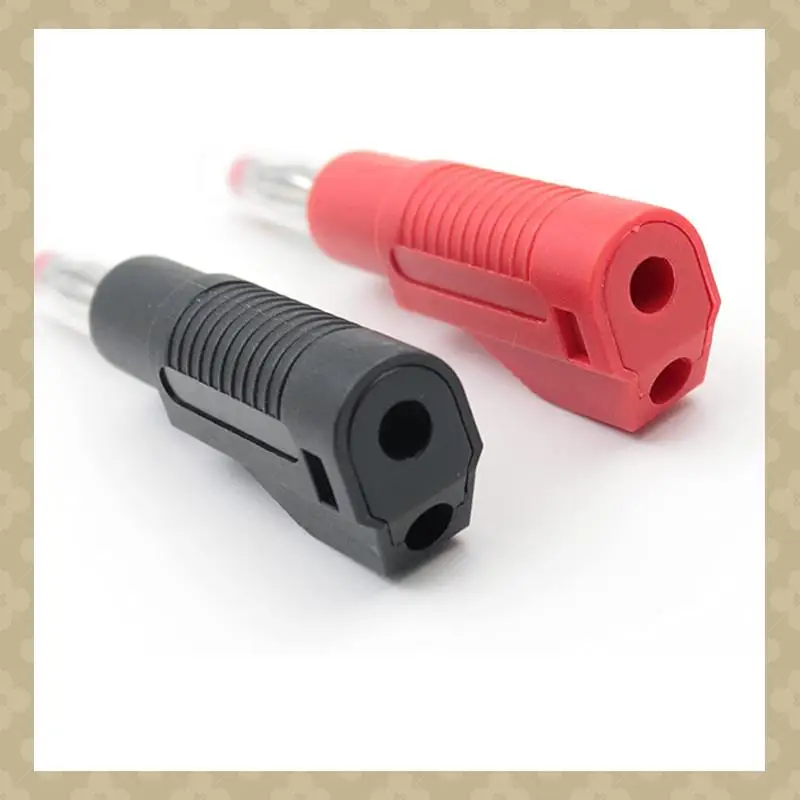 

AB45 100 Sets Retractable Sheath 4Mm Banana Plug Connectors Stackable Wire Solder Multimeter Test Leads Ends Plugs Adapter