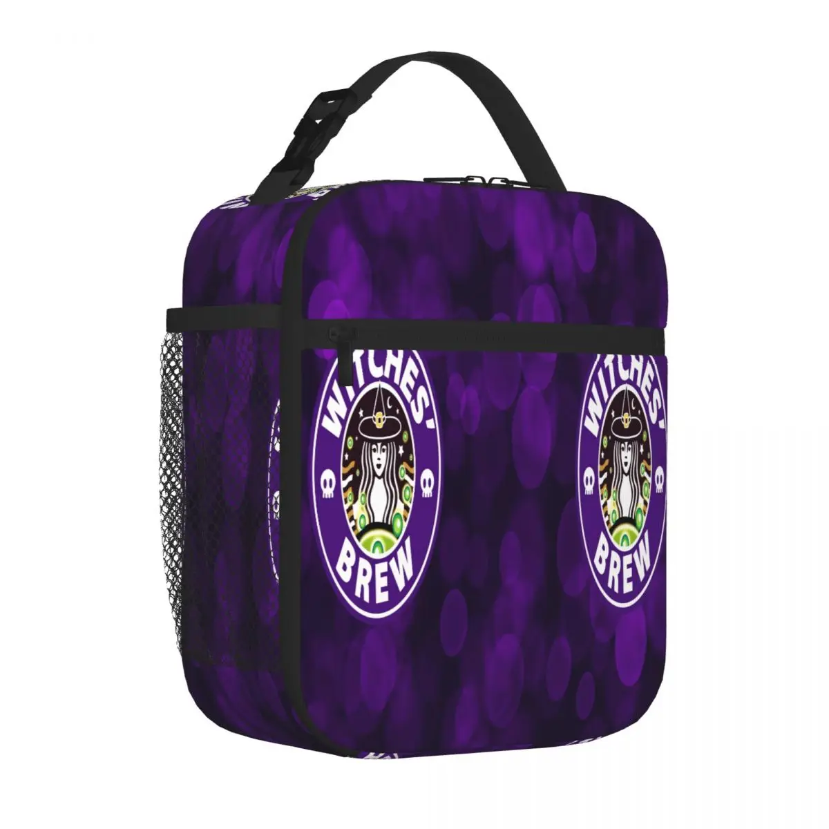 Hot Sale Witches Brew Classic Rainbow Print Large Lunch Bag Seaside Lunch Portable Lunch Bag