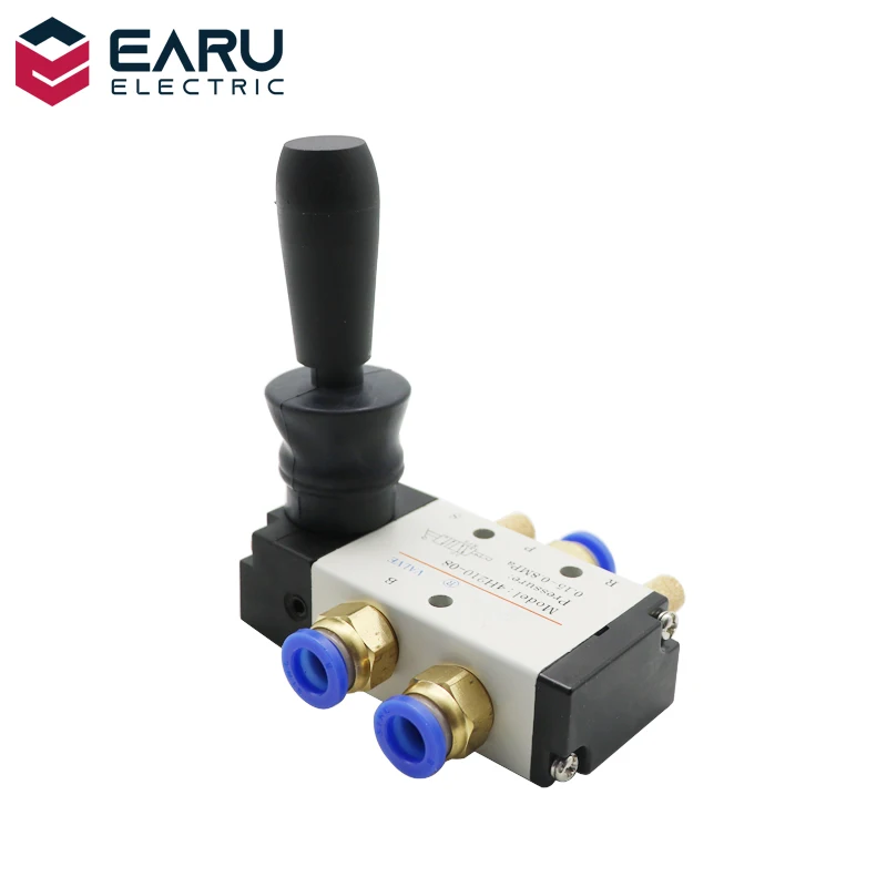 

4H210-08 1/4" 2 Position 5 Port Air Manual Valve Pneumatic Control Valve 5/2 Way Hand Lever Operated Control Valve