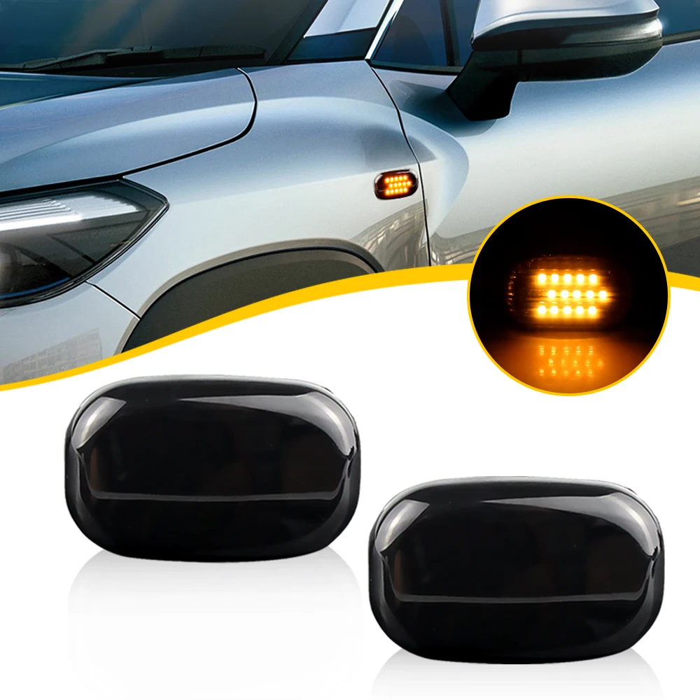 

2PCS For Toyota Avensis M20 Camry Caldina Celica Corolla Fielder Verso 12V Led Side Marker Turn Signal Repeater Indicator Lights