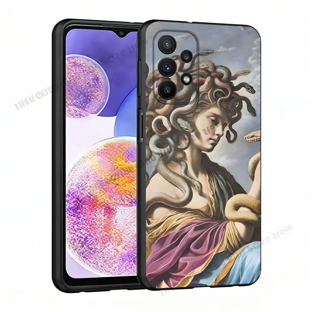 

Art M-Medusa Greek Silicone Protect Case For Samsung A21 31 51 53 20 22 30 32 42 50 70 Cover