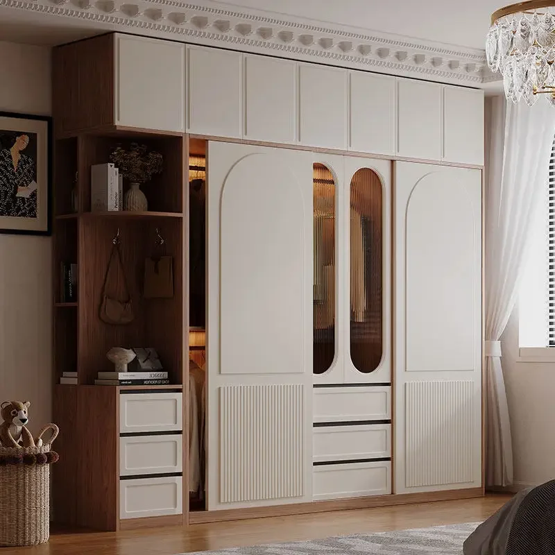 Drawer Large Wardrobes Closet Wooden Nordic Luxury Space Cute Wardrobe Storage Adult Tall Guarda Roupas Furniture For Home