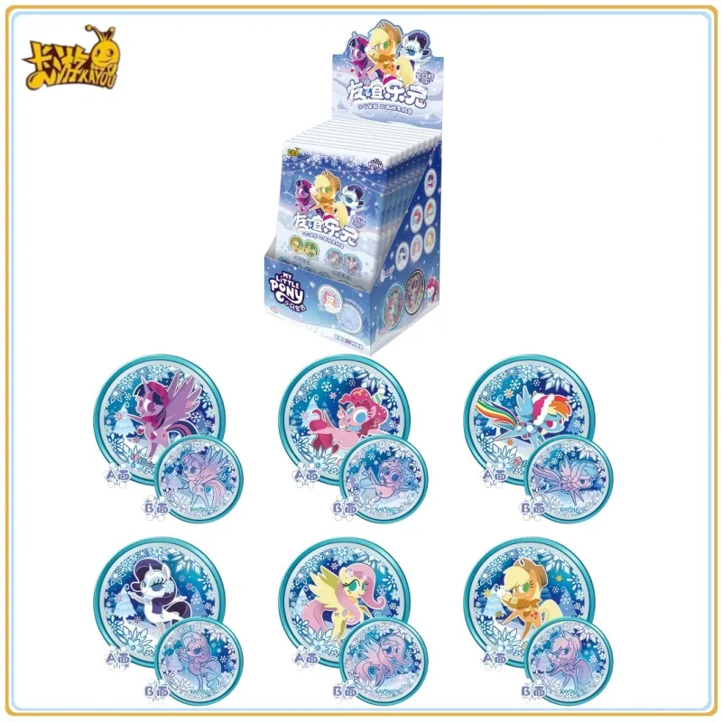 

В наличии: Оригинальные коллекционные игрушки KAYOU My Little Pony Friendship Badge Double Sided Candy Volume 2 с персонажами аниме, подарки