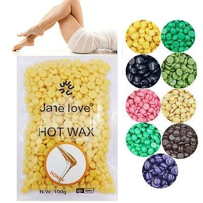 Hard Wax Beads, Wax Beans for Hair Removal, Ideal for Sensitive Skin All Over The Body, Home Legs, Women and Men's Wax