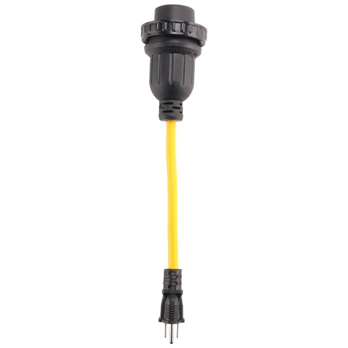 

ETRT Nema 5-15P Male to L5-30R Female Power Adapter Cord,Generator 30 Amp to 15Amp Household Adapter Cable US Plug