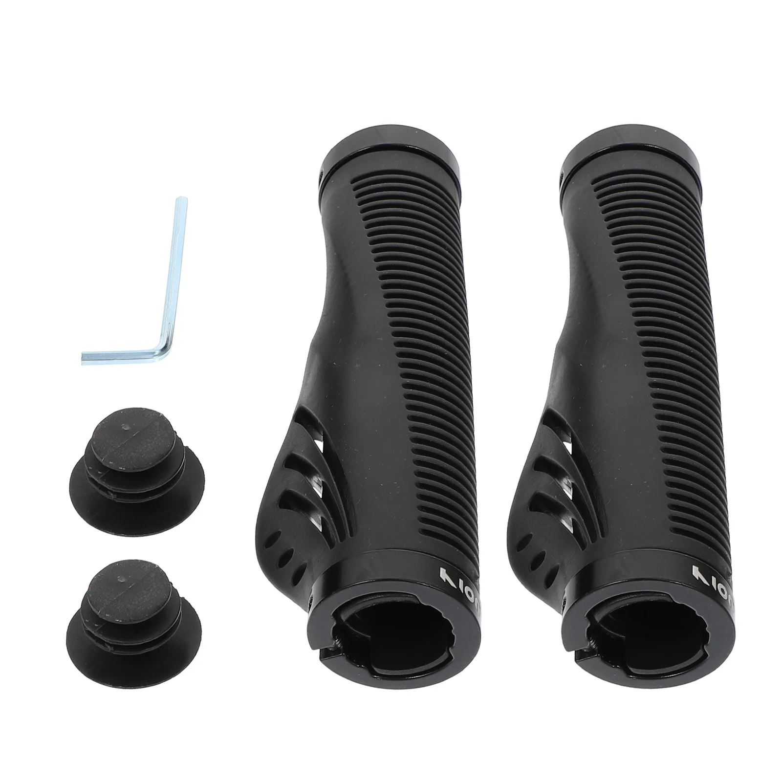 

TPR Handlebar Grips Anti Skid Shaking Absorption Comfort Grip Cycling Kit Durability Mountain Bike Easy Installation Practical