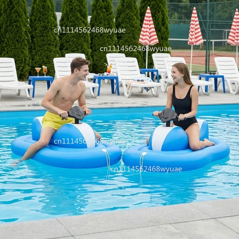 Custom Kids Inflatable Jet Ski, Motorized Ride-On Pool Float, Electric Water Toy for Children, Water Amusement Equipment