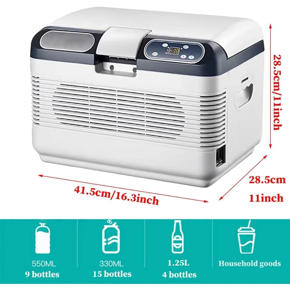 Mini frigorifero personale, frigorifero per la cura della pelle da 12 litri per donne, frigoriferi termoelettrici portatili per la cura della pelle, bevande,