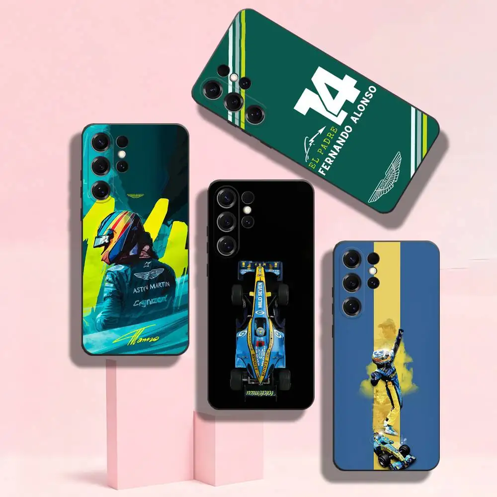 14 F-Fernando A-Alonso Phone Case For Samsung S22,S24,S20,S25,S23,S30,S21,Ultra,Plus,Soft Silicone Protective Shockproof Case