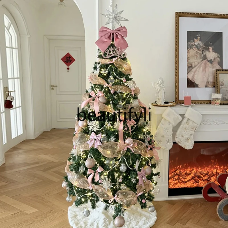 

Christmas tree, living room ornament, Christmas ornament, household premium pink package