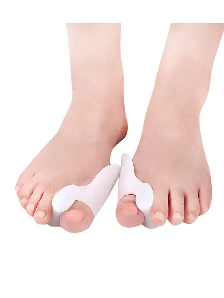 

1/2/3Pairs Silicone Fingers Thumb Corrector Bunion Toe Protector Separators Hallux Valgus Straightener Foot Care Relief Relif