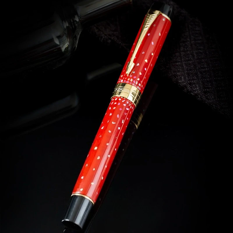 DONGUAN Limited Edition Large Lacquer Fountain Pen JOWO Nib F 0.5MM Exquisite Gift Collection Calligraphy Emperor Office Ink Pen