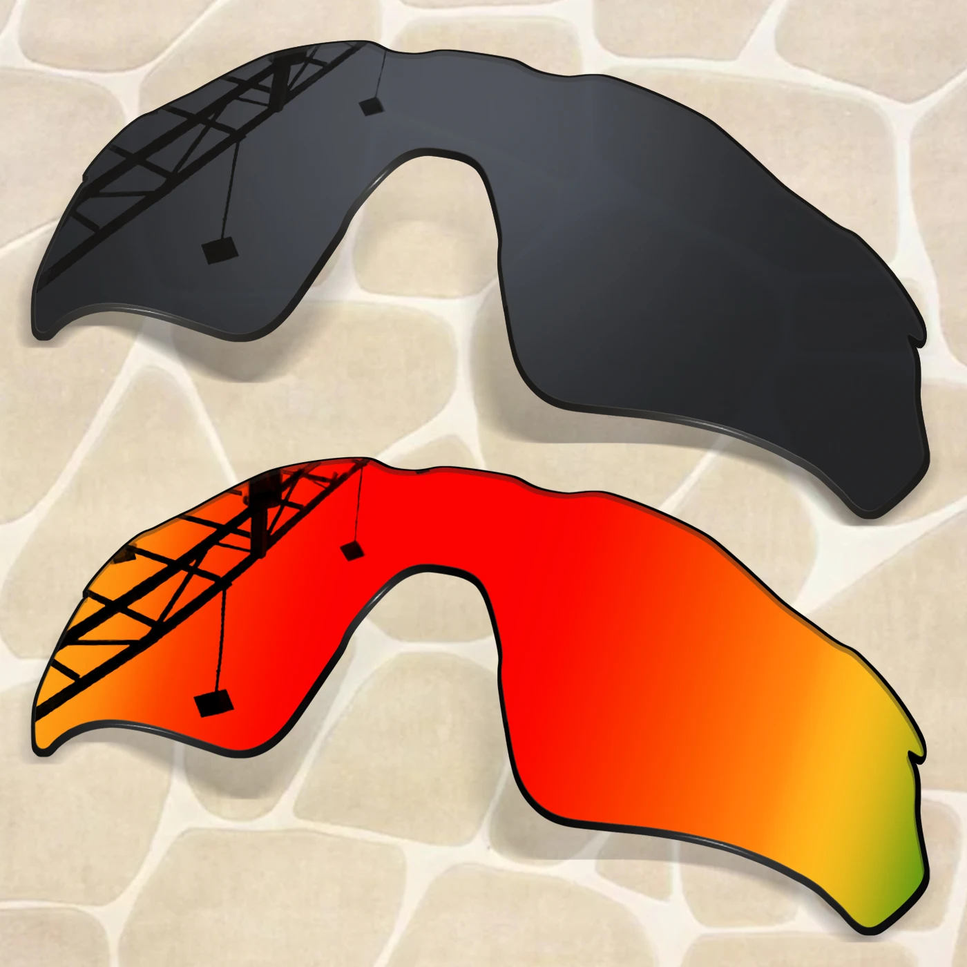 Combo Set Anti-Scratch Polarized Replacement Lenses  for Oakley Radar EV Path OO9208 Sunglasses
