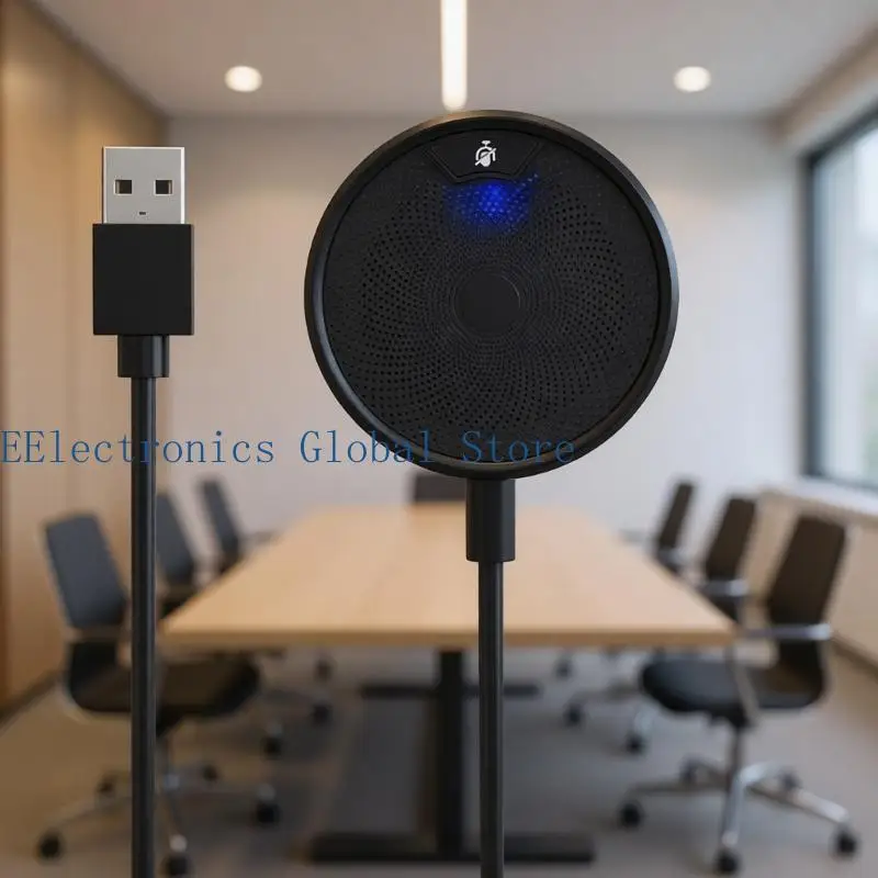 462B UM13 USB Microphone Omnidirectional Mic For PC With 360 Degree Pickup And Background Noise Suppression