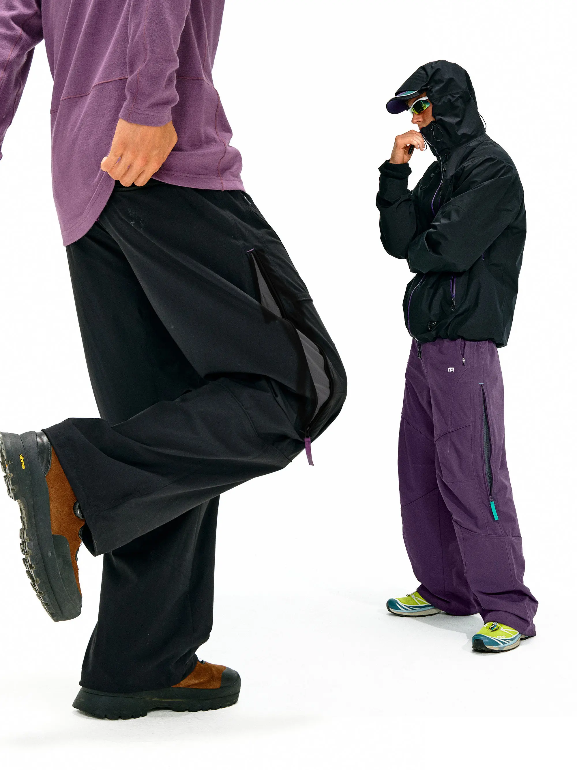 

NOTHOMME Men's Softshell PantsPF C-Free Water Repellent Lightweight Straight Leg Hiking Outdoor Trousers Casual Windproof Pants