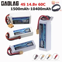 Akumulator RC LiPo 14,8 V 4S 1500 mAh 2200 mAh 3000 mAh 3400 mAh 4200 mAh 5200 mAh 6000 mAh 6500 mAh 7200 mAh 10400 mAh do części samochodowych RC Drone