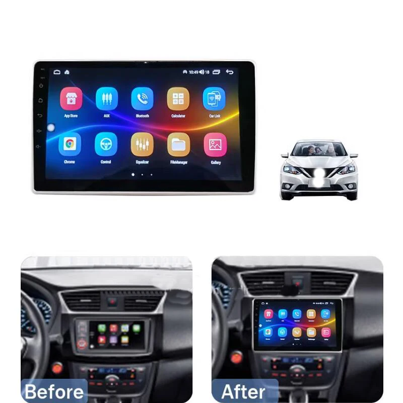 Car Multimedia Frame Car Radio Audio Frame Dashboard Panel 10