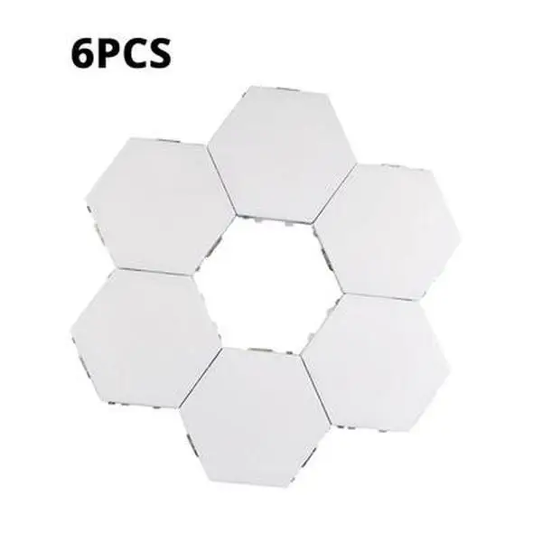 Lámpara de pared colorida que cambia de Color, decoración de sala de estar, lámpara de panal, lámpara de atmósfera, iluminación de inducción táctil, lámpara de pared
