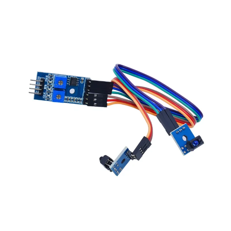 2 Way Two Channel Line Track Sensor TCRT5000 Infrared IR Reflective Photoelectric Barrier Switch