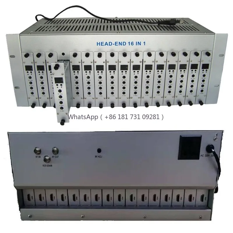 

24 in 1 HD to RF fixed modulator tv analog catv fixed adjacent channel modulatort