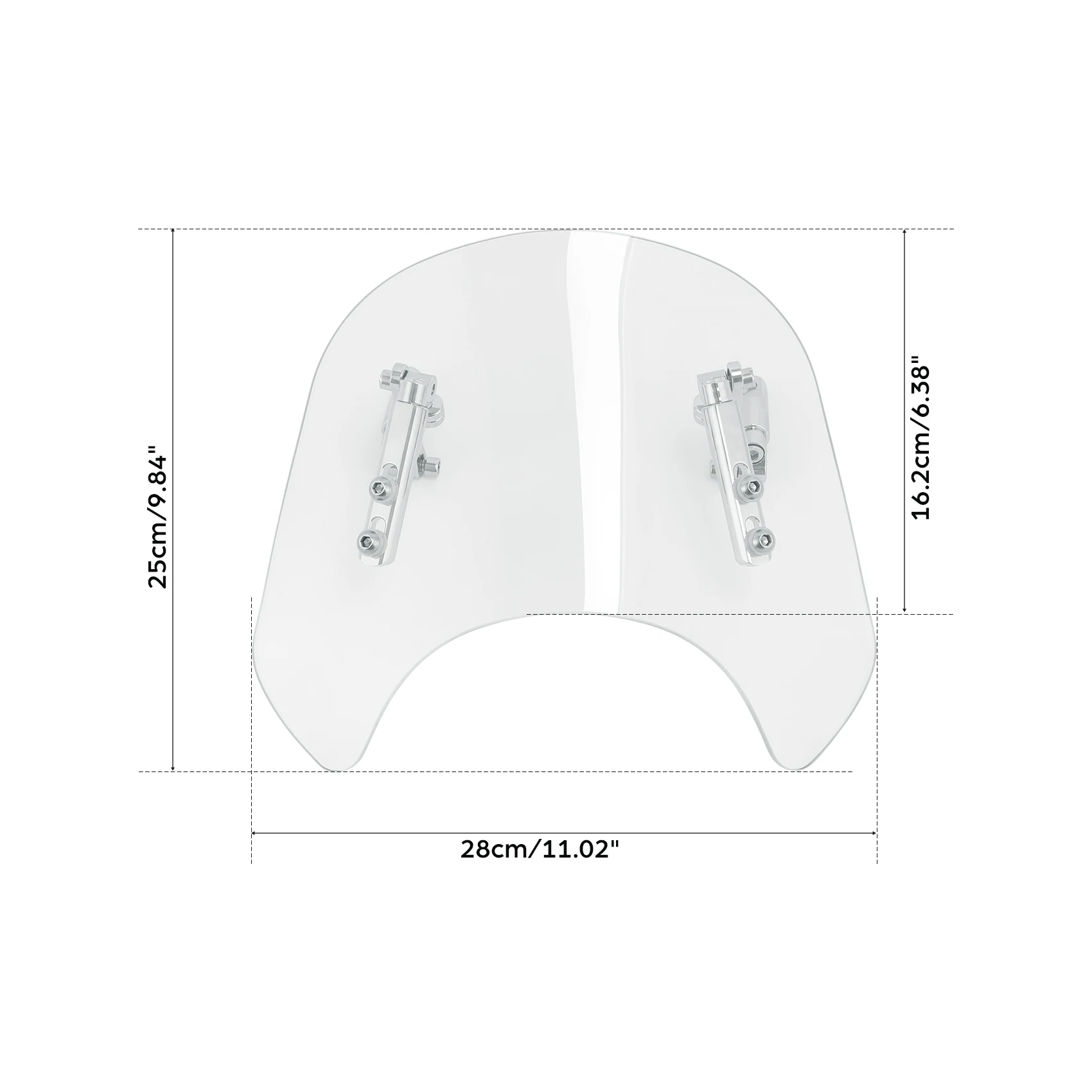 Clear Windshield Screen  For Triumph Street Twin 2016-2023 Scrambler 1200 XE 2019-2023