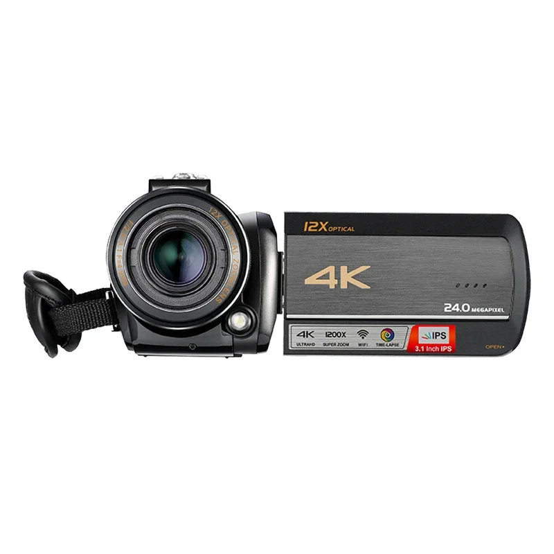 TELECAMERA VIDEO DIGITALE SUPER 4k professionale per uso domestico con videocamera digitale wifi touch screen da 3,0''