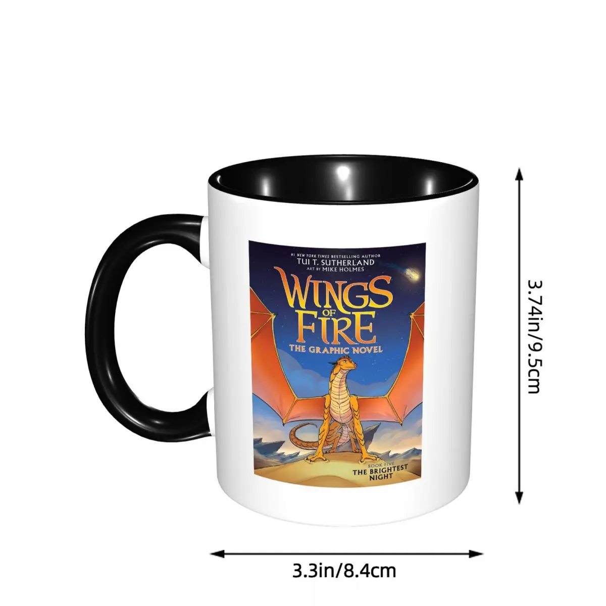 Wings Of Fire Mug Funny Ceramic Coffee Cups Tea Mugs Milk Cup Drinkware Gift for Woman Man