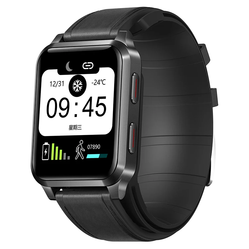 

MX2 Smartwatch for Health Body Temperature Abnormal Heart Rate Alert Sleep Monitor Wristband Applicable to middle-aged and eld