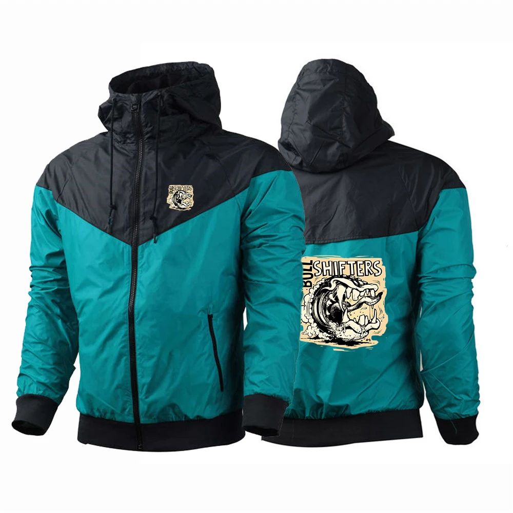 Left 4 Dead Bull Shifters 2025 New Jacket Men's Hooded JacketAutumn Coat Jacket Men's Windproof Outdoor Windproof Jacket