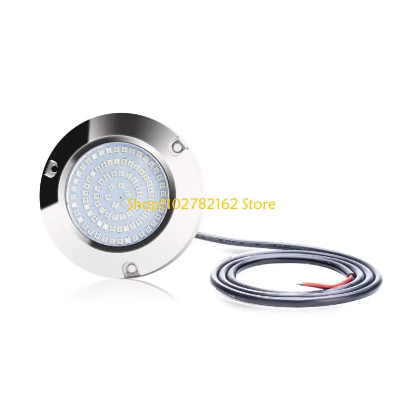 

547B Marine LED Boat Light 45W 90 LED Waterproof Underwater Courtesy Light Sailboats Pontoon Transom Light