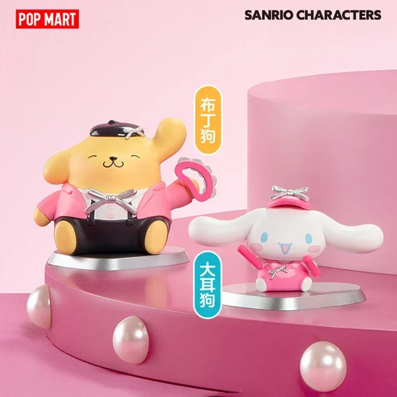 POPMART Sanrio Pink Party Blind Box Kawaii Collectible Figure Mystery Surprise Box Caixa Caja Surpresa Toy Gift view 6