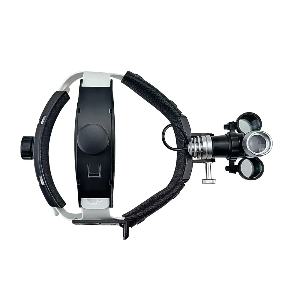 Dental Loupes X2.5,X3.5 Magnifier Head-mounted Surgical Headlights Binocular Dentistry Headlamp