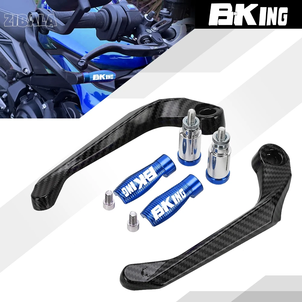 For Suzuki B‑King 1340 2008-2012 Motorcycle Accessories CNC Aluminum Handlebar Brake Clutch Lever Hand Guard Handguard Protector