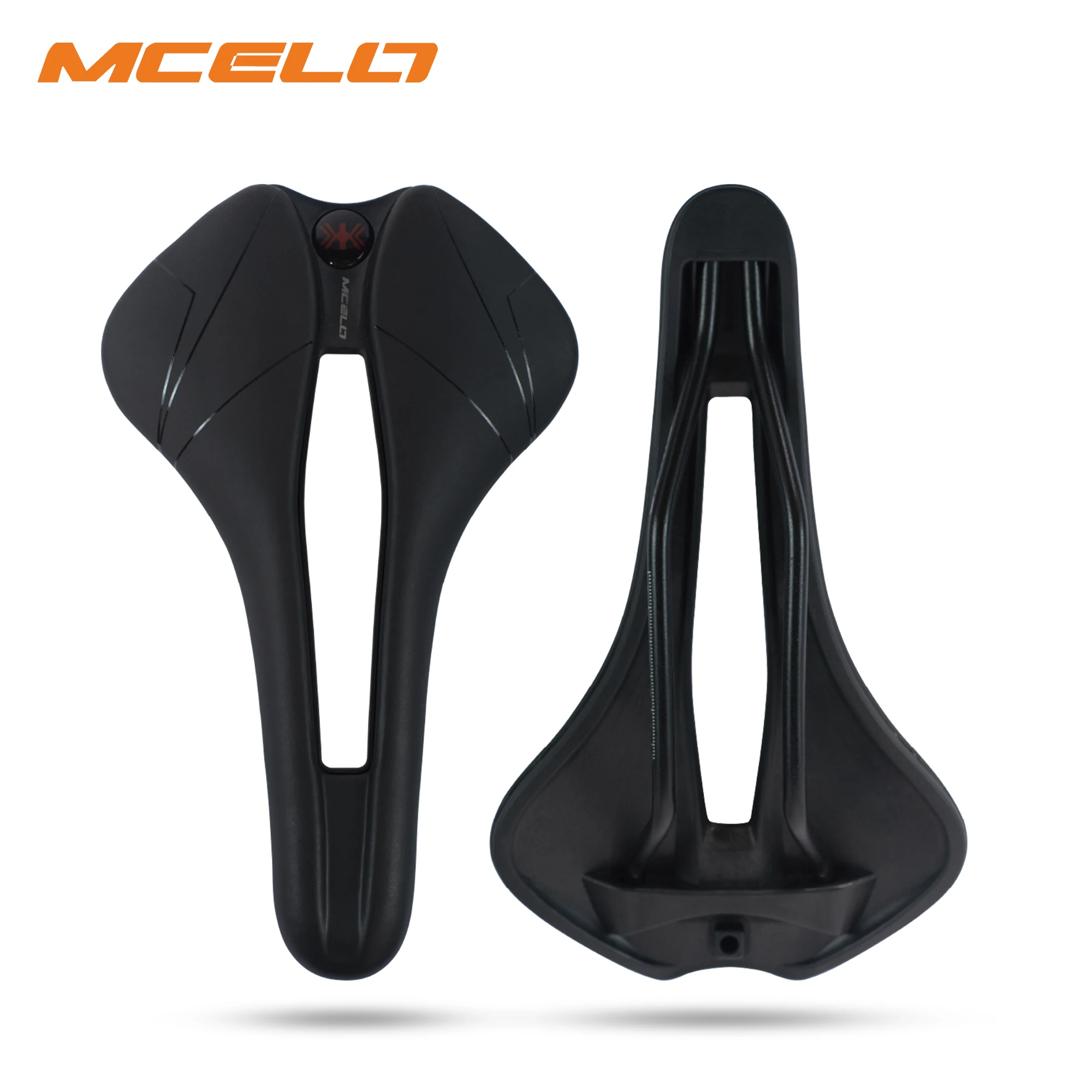 MCELO Bicycle Saddle  Mountain Road Bike Seat Hollow  Comfortable Cycling Saddle  Exercise Bike Saddle for Men and Women