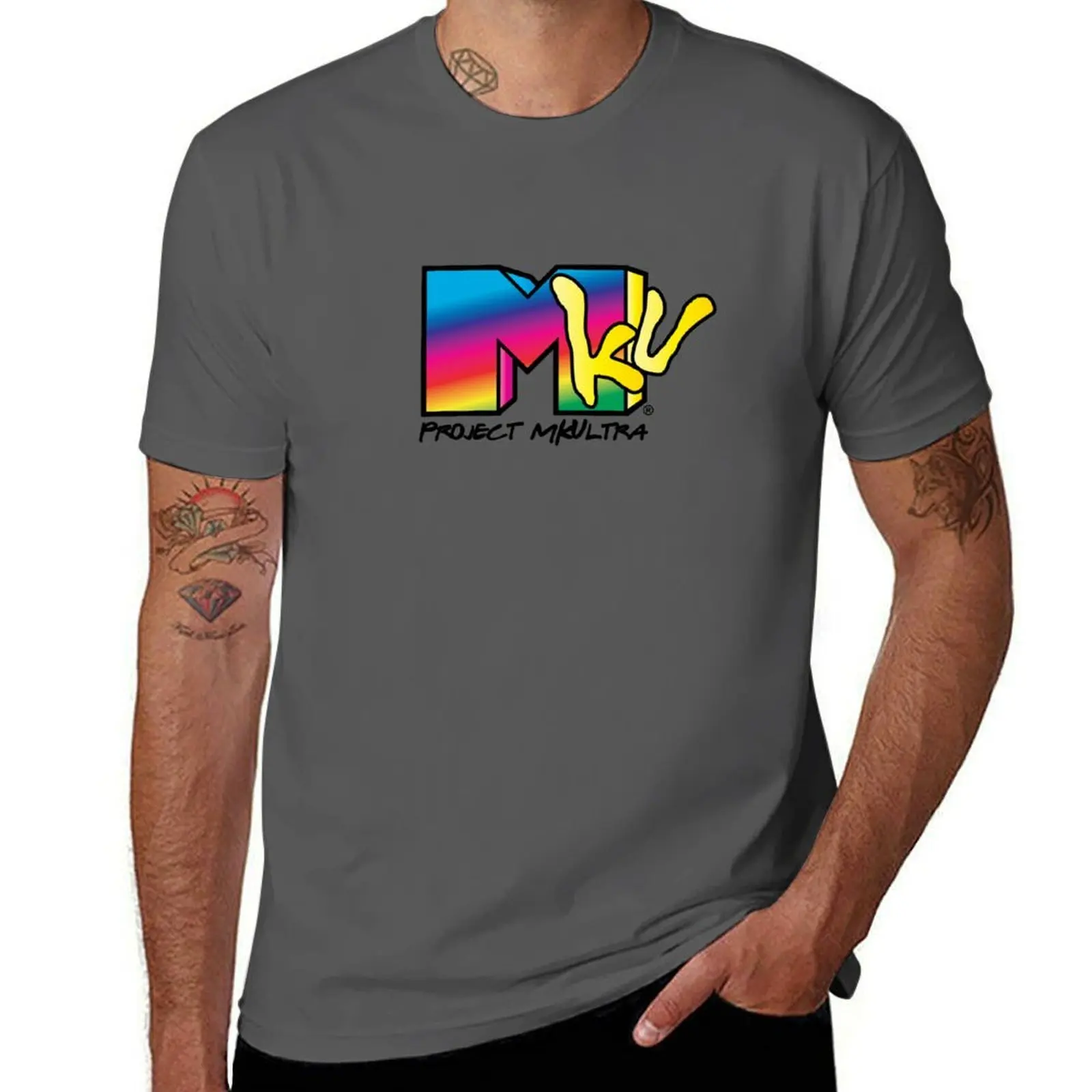 

MK ULTRA TV PROJECT T-Shirt Lightweight Casual Summer T-Shirt