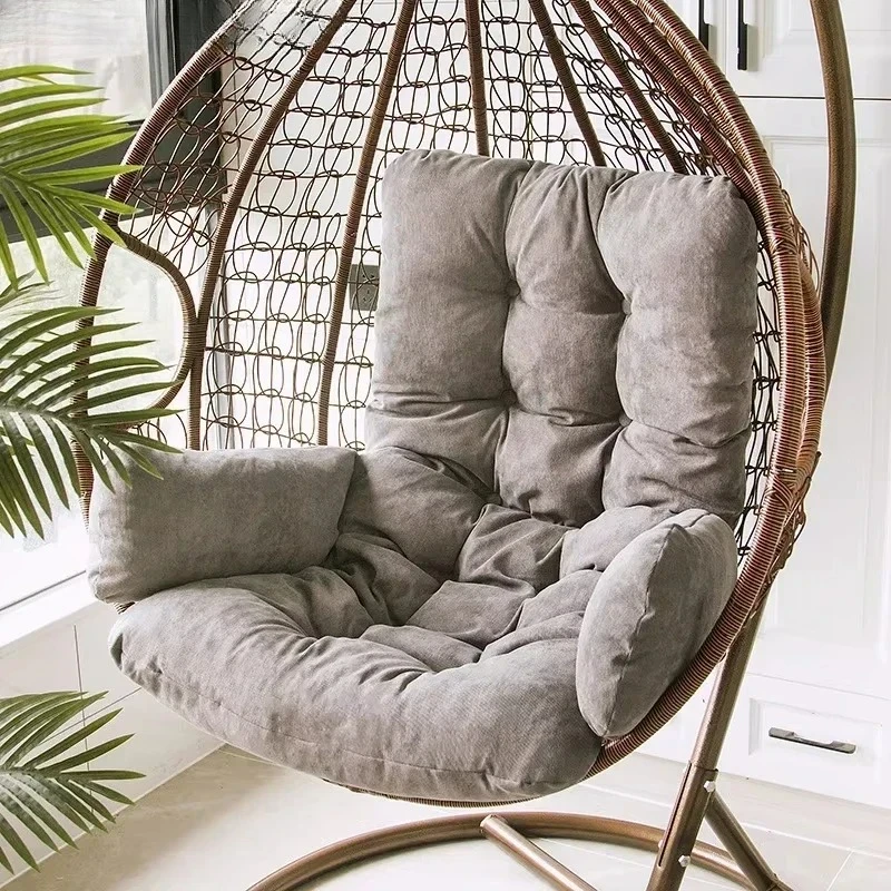 Hanging Basket Cushion Thickened Large Hammock Chair Egg Chair Cushion Swing Seat Cushion Hanging Chair Backrest Pillow