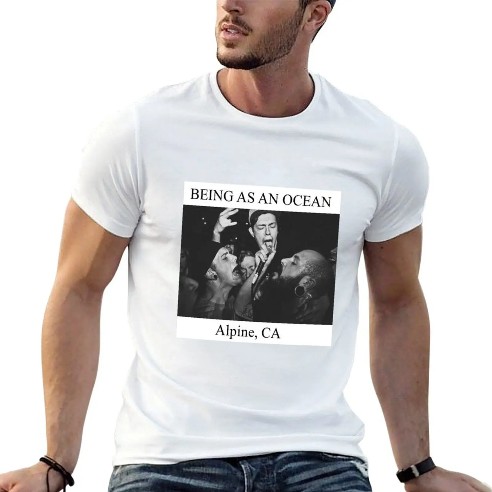 being as an ocean edit T-Shirt man t shirts for men black cotton t-shirt plain for man package t shirts with prints T-shirt