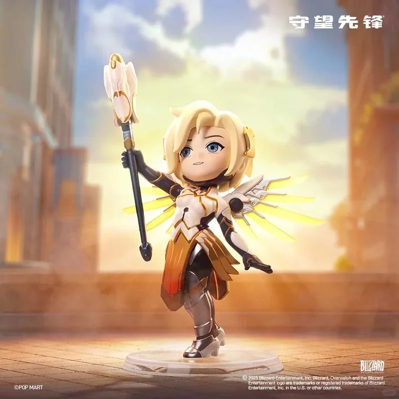 POP MART 인기 상품 OW 오버워치 시리즈 블라인드 박스 서프라이즈 컬렉션 장난감 귀엽고 재미있는 생일 선물 재고 있음