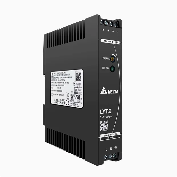 DELTA 75W 12V/24V Switching Power Supply DRL-12V75W1AZ DRL-24V75W1AZ