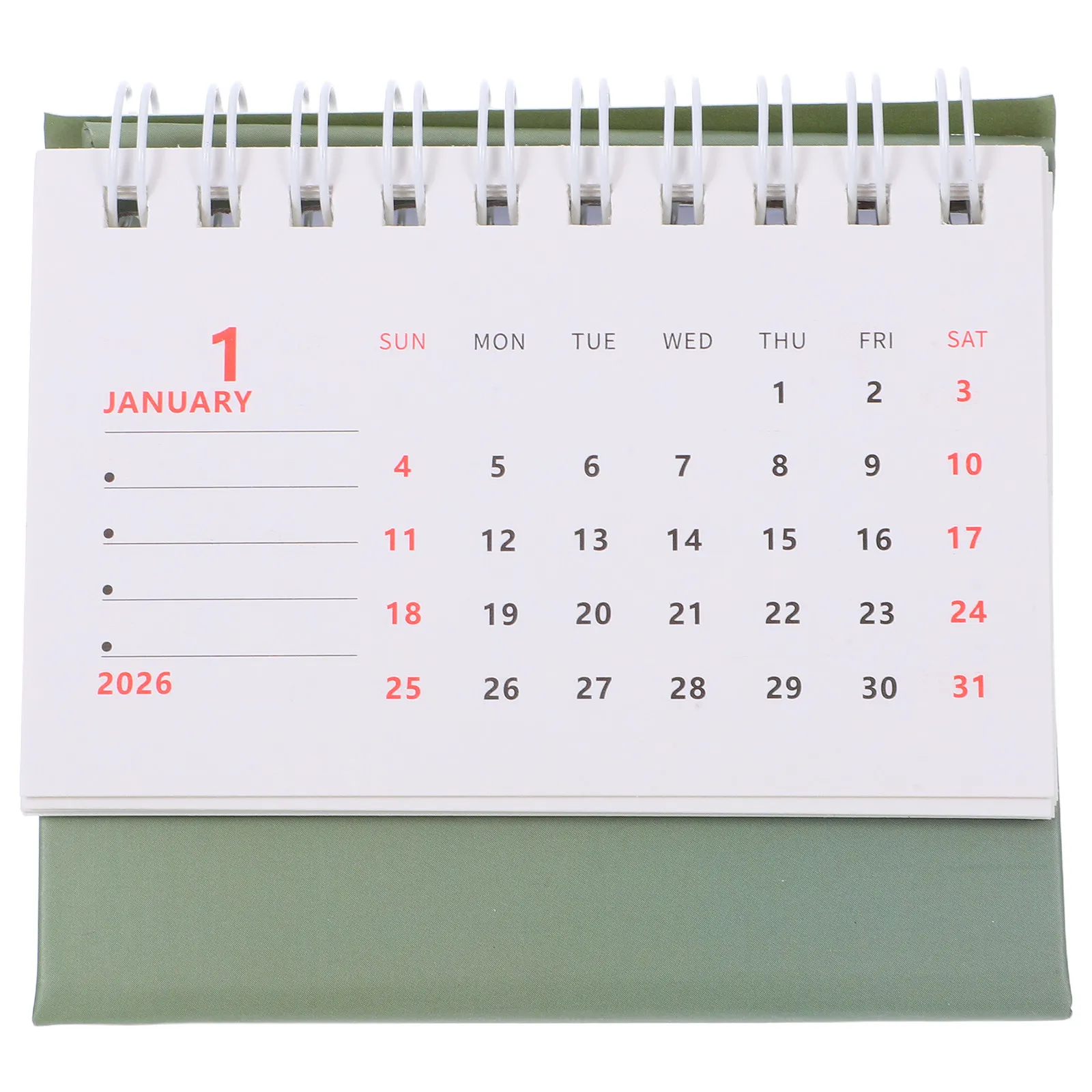 

2026 Desktop Calendar Mini Size Standing Monthly Planner for Task Management Office Desk Organizer Decorative Interior Accessory
