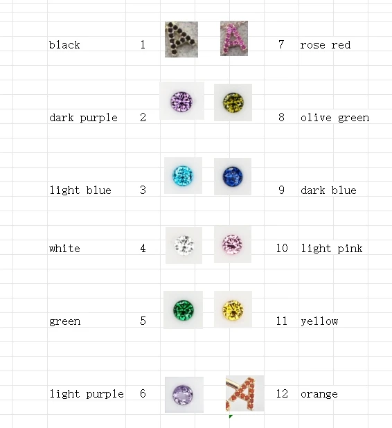 DOREMI Customized Gift Jewelry 9mm Crystal Letter Names Necklace Colorful Birthstone Cz Charms Choker Necklace