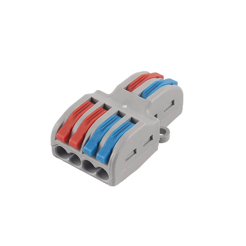 2PCS SPL-62/42 New type 1pcs/lot Mini Fast Wire Connector Universal Wiring Cable Connector Push-in Conductor Terminal Block